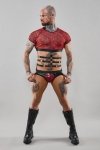 Męski krótki top chippendales z krótkimi rękawami - M