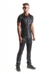 Koszula męska wetlook slim fit XL