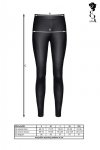 Bielizna - Brgiulia001 legginsy czarne rozmiar XXL
