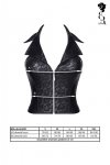 Bielizna - Brludmila001 top czarny rozmiar XL