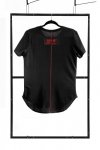 T-shirt men black S fashion