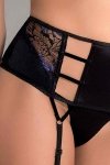Bielizna Meredith set with open bra black S/M - Casmir