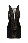 Bielizna Lara chemise black XXL/XXXL - Casmir