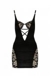 Bielizna Victoria chemise black XXL/XXXL - Casmir
