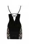Bielizna Victoria chemise black XXL/XXXL - Casmir