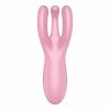 Masażer pochwy i łechtaczki z aplikacją Satisfyer Threesome 4