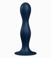 Wibrator anal Satisfyer Double Ball-R granatowy