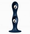 Wibrator anal Satisfyer Double Ball-R granatowy