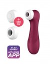 Pro 2 generation 3with liquid air technology, vibration and bluetooth/app wine red