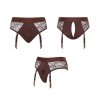 Strapon Harness Lingerie Diva - XL - chocolate