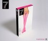 Sexy erotyczne pończochy różowe pończochy samonośne L/XL