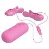 Wibrujące zaciski na sutki z elektrostymulacją Pretty Love - Nipple Clip