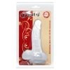 Żelowy penis dildo z przyssawką clear