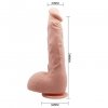 Duże realistyczne dildo żylaste na przyssawce 24 cm