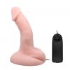 Realistyczne wibrujące dildo na mocnej przyssawce baile 20 cm