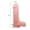 Realisteczne wibrujące dildo na przyssawce Baile 21 cm