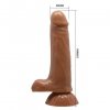 Wibrator na przyssawce z funkcją pchania Baile 18 cm