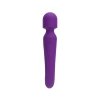 Wibrator dla par dwustronny Pleasure Spreader Wand fioletowy