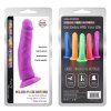 Dildo do pochwy i anala Steven.R fioletowy 22cm