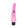 Żelowy wibrator jak prawdziwy penis różowy 22 cm