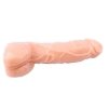 Realistyczne dildo z jądrami żylaste 20 cm