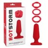 Zestaw korek analny + 3 ringi na penisa His Enlargement Kit