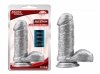 Elastyczny penis dildo na przyssawce 19,5 cm
