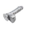 Elastyczny penis dildo na przyssawce 19,5 cm