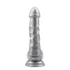 Elastyczny penis dildo na przyssawce 19 cm