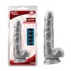 Elastyczny penis dildo na przyssawce 19 cm