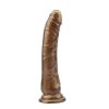Elastyczny penis dildo na przyssawce  bez jąder 21,5 cm