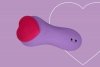 Wibrator dla Pań z pilotem HeartGem violet