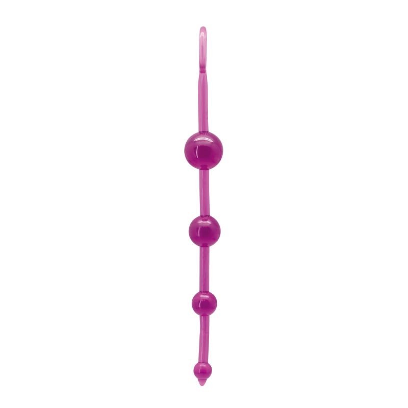 Kulki analne sonda stymulator odbytu fioletowy 20 cm
