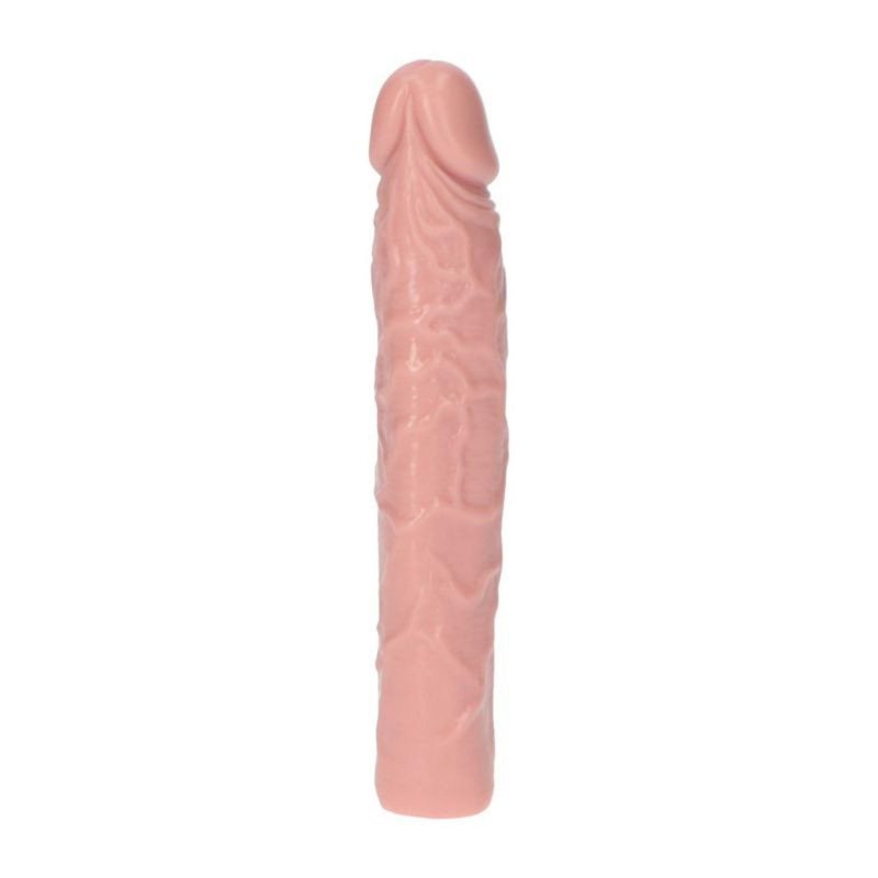 Realistyczne żylaste dildo analne cieliste 16,5 cm