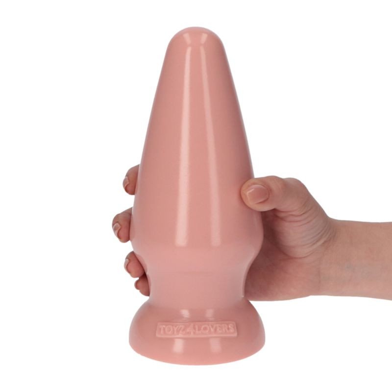Gruby 8cm stożkowy korek analny 16,5cm 