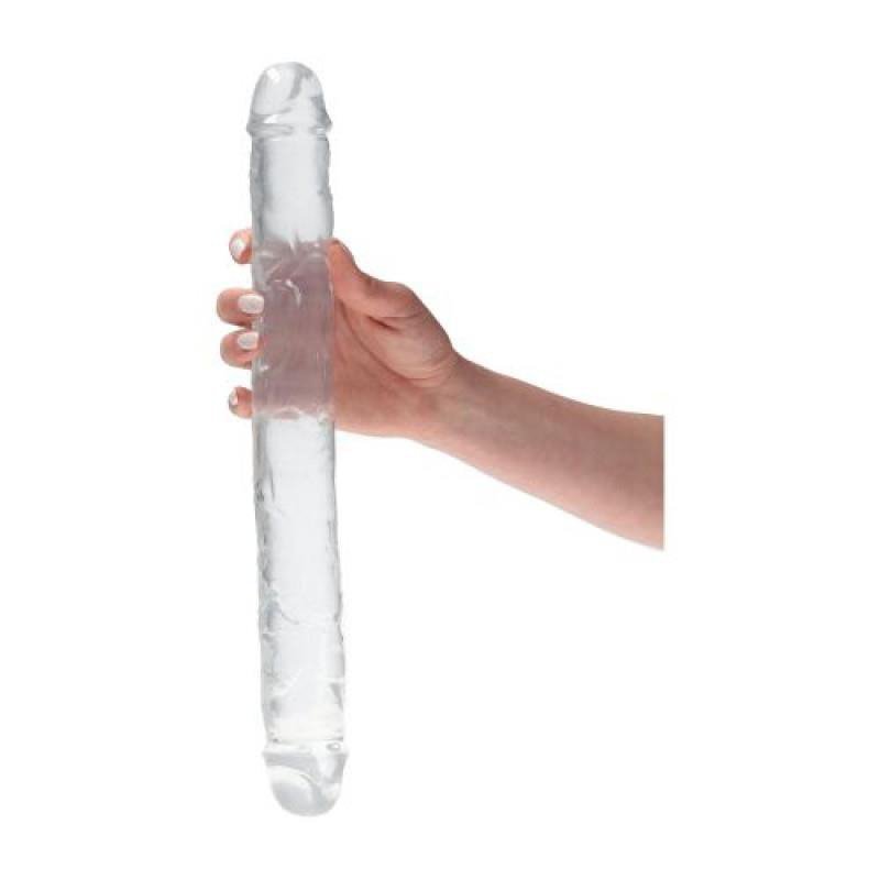 Bardzo długie podwójne realistyczne lesbijskie dildo 48 cm