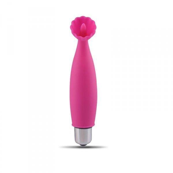 Mini wibrator stymulator łechtaczki z języczkiem