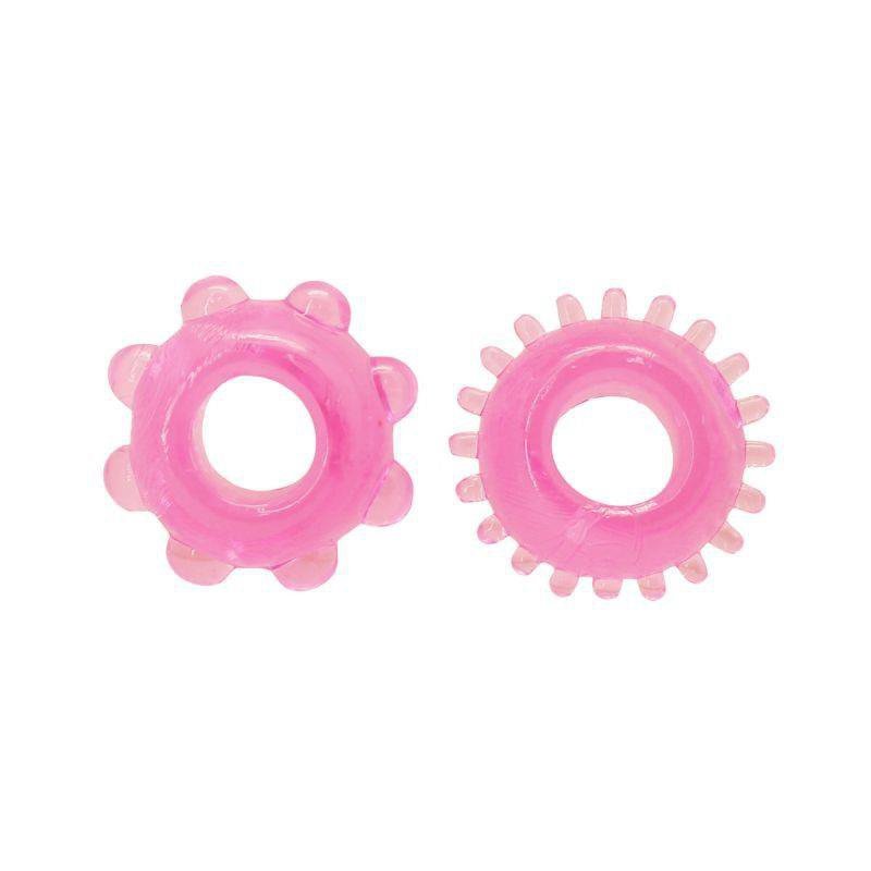 Zestaw dwóch pierścieni erekcyjnych na penisa jądra różna tekstura