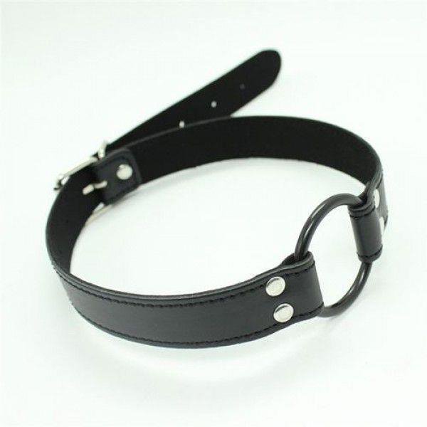 Knebel pierścień easy belt ring gag czarny