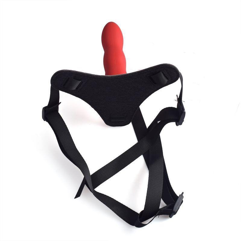 Strapon uprząż sztuczny penis dildo dla lesbijek 12,5 cm