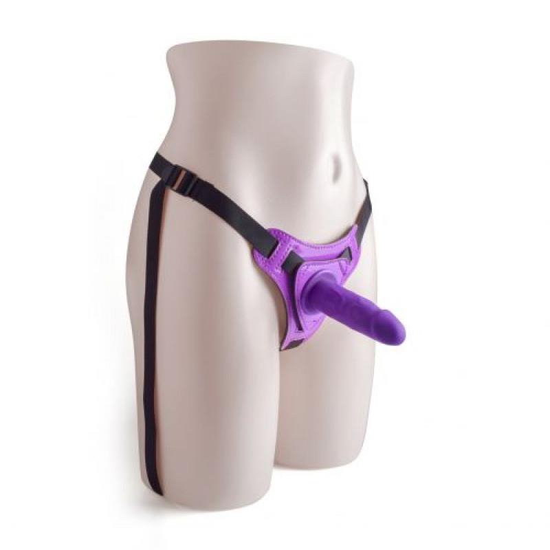 Regulowany strapon uprząż dildo na pasku sztuczny penis 10 cm