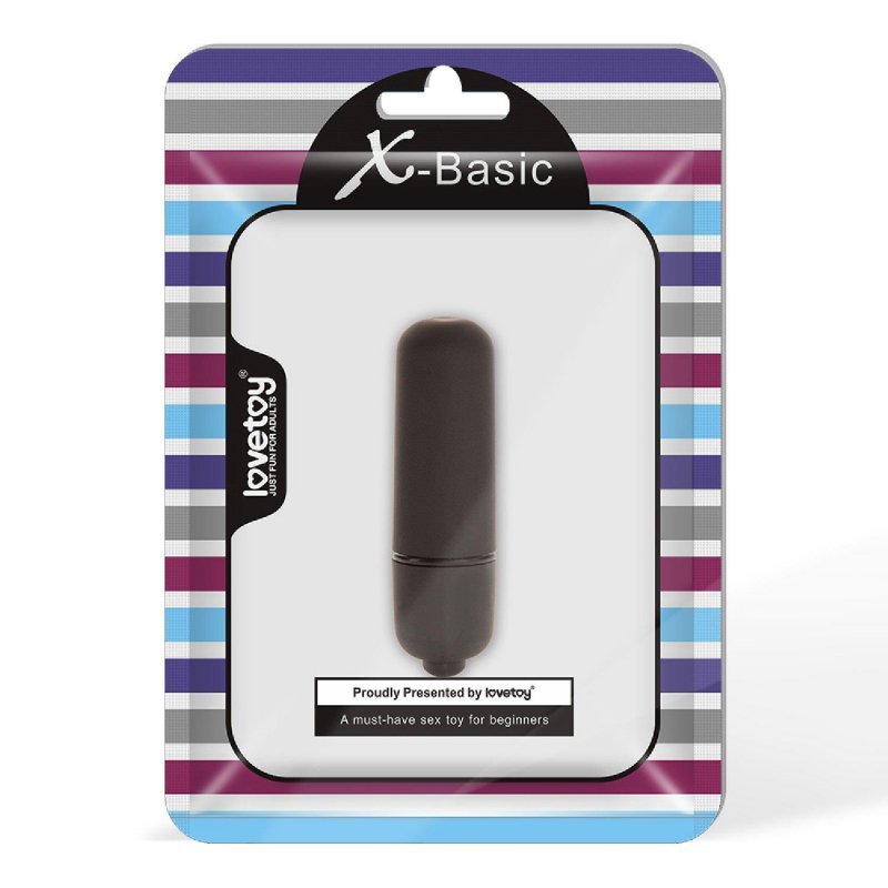 Mały mini wibrator kieszonkowy X-Basic Bullet Mini 10 prędkości