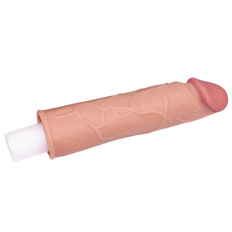 Add 1&quot; pleasure x tender penis sleeve flesh