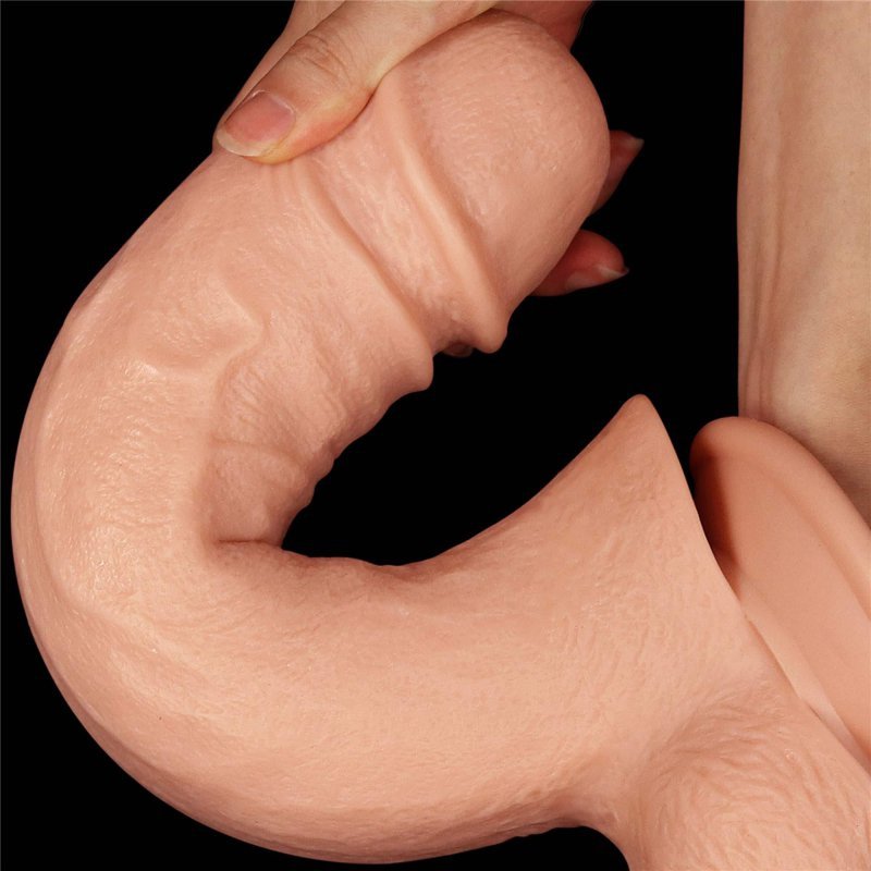 Podwójne duże dildo analno waginalne XXL