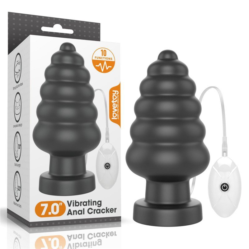 Korek analny wielki z wibracją pilot King Sized Anal Cracker 17cm