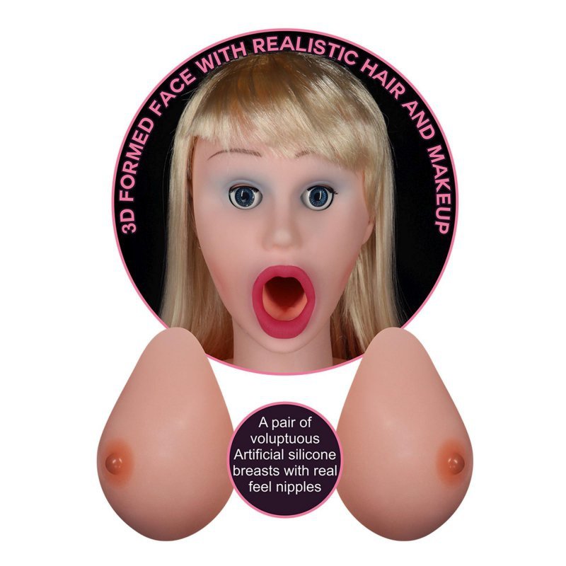 Sexlalka dmuchana silikonowe cycki Silicone Boobie Super Love Doll
