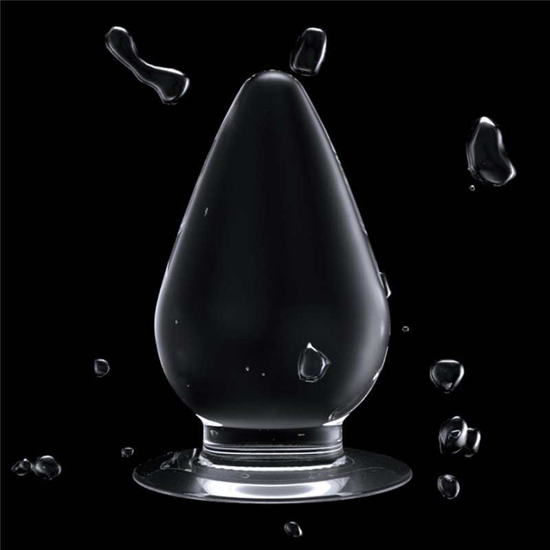 Flawless clear anal plug 4.5''