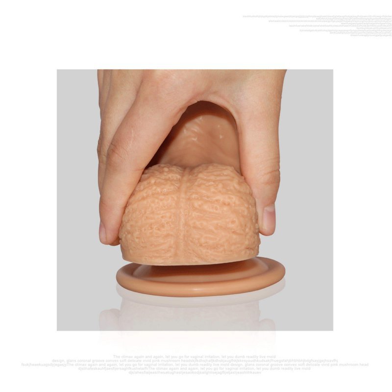 Dwuwarstwowe realistyczne dildo na przyssawce 21,5 cm