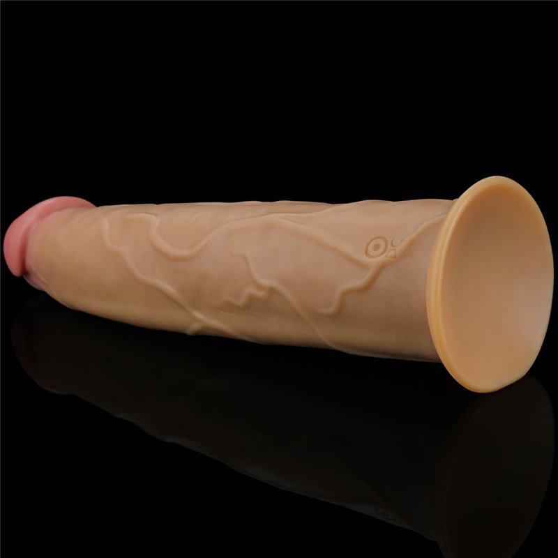 Wibrator rotacyjny dildo na przyssawce 23 cm
