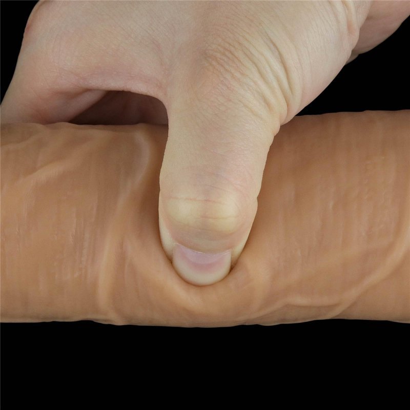 Wibrator rotacyjny dildo na przyssawce 25,5 cm